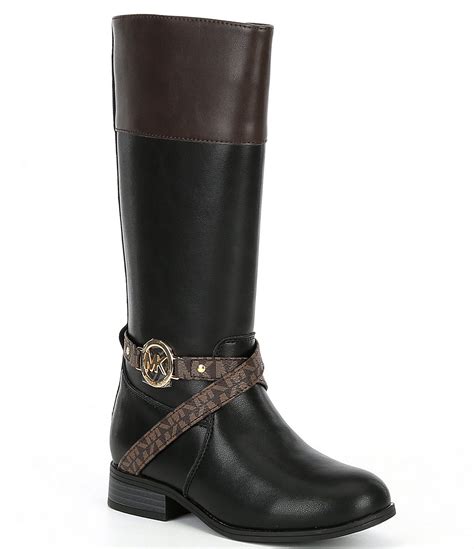 michael kors charm riding boots|michael kors women's riding boots.